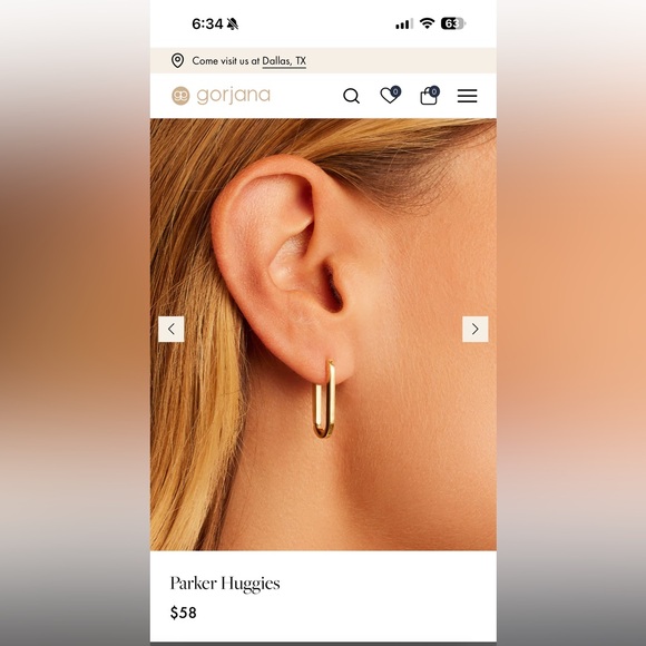 Gorjana Jewelry - Gorjana Gold Parker Huggies